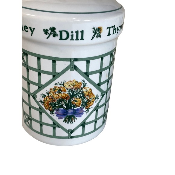 Holly Holderman Lakehouse Salt & Pepper Shakers Kitchen Herbal Design - Picture 2 of 11